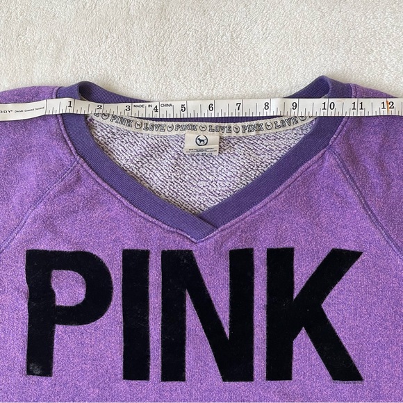 PINK Victoria’s Secret Purple Sweater size S - Picture 6 of 9